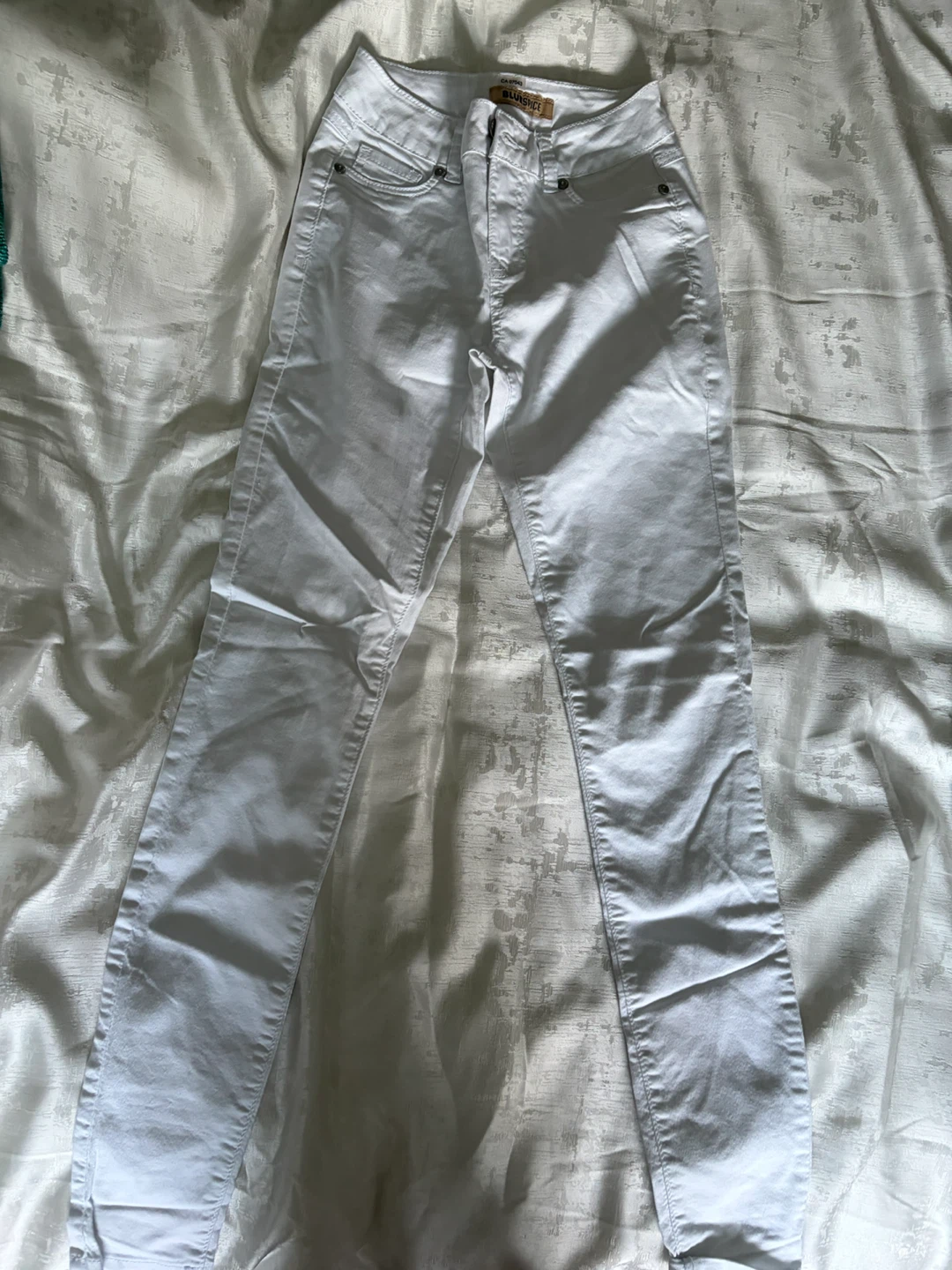 Blue Spice White Skinny Jeans Size 0