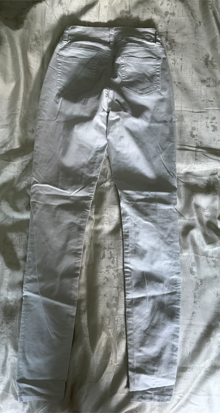 Blue Spice White Skinny Jeans Size 0 - photo 2