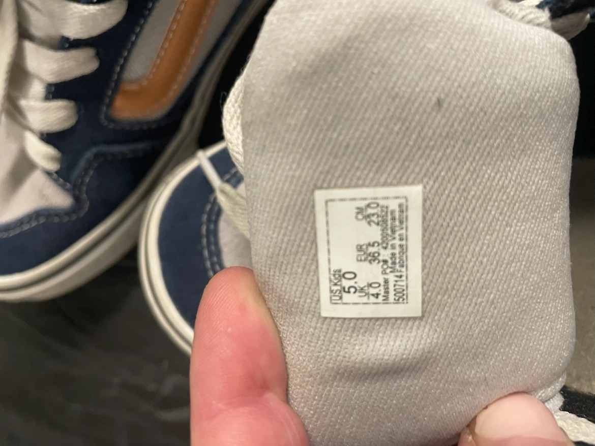 Kids’ Vans Classic Sneakers – Size 5 Youth - photo 4