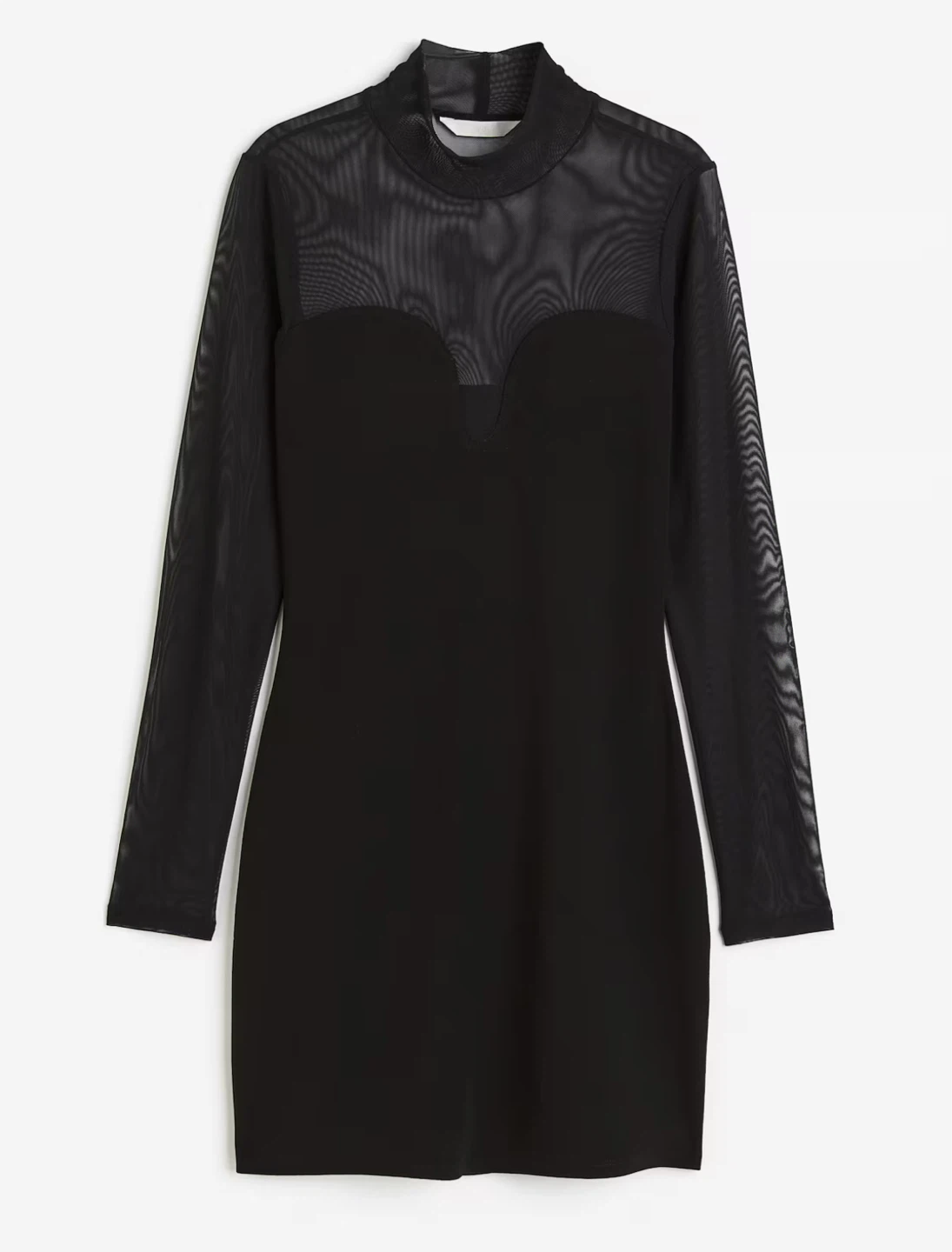 New H&M Sweetheart Mesh Mini Dress - photo 2