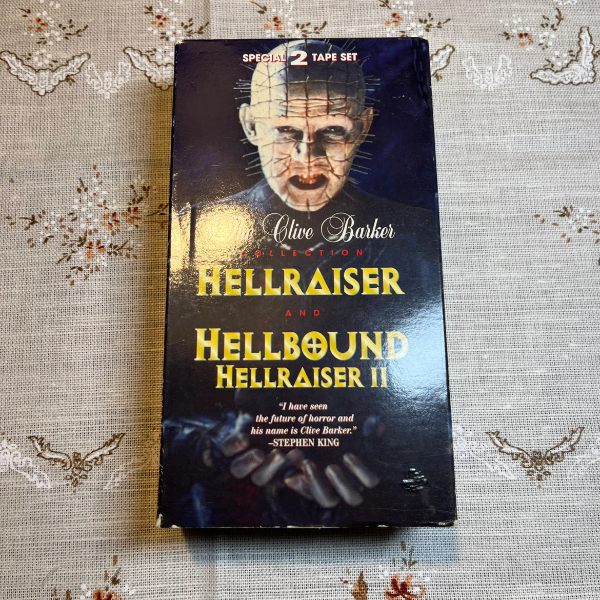 Hellraiser and Hellbound Hellraiser II Special 2 Tape Set