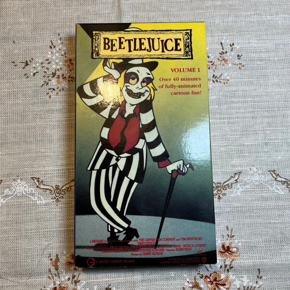 Beetlejuice Volume 1 Animated Cartoon VHS Tape