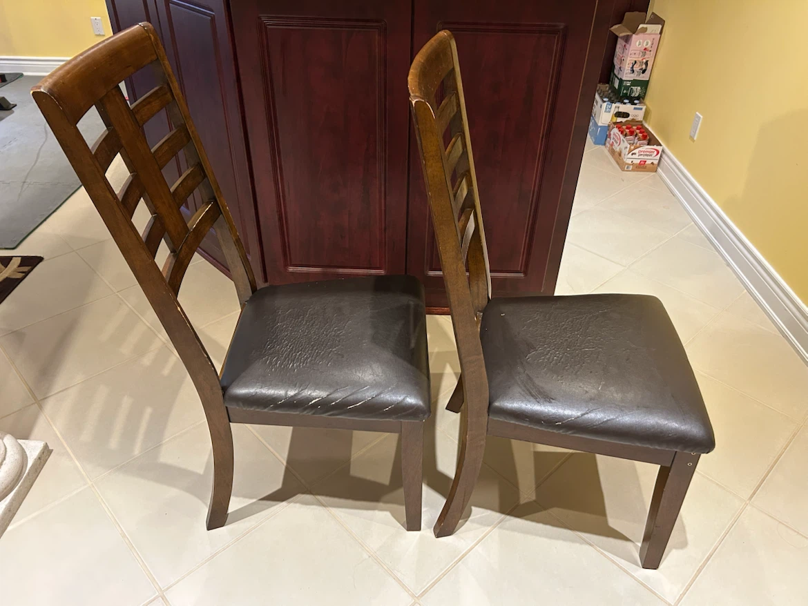 $5 for 2 Dining Chairs - photo 2