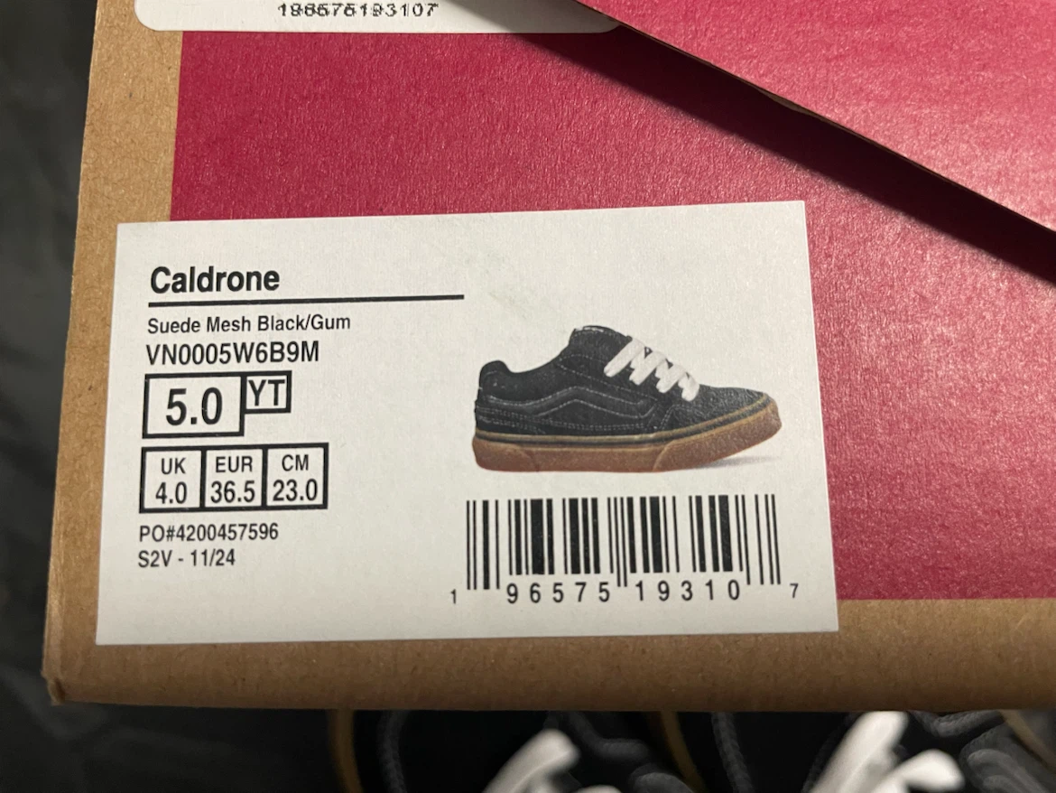 Vans Kids Caldrone Suede Mesh Sneakers 5Y - photo 5