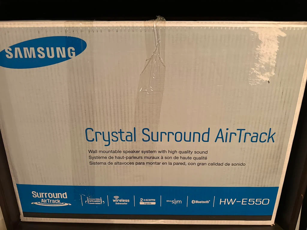Samsung Crystal Surround AirTrack Soundbar HW-E550