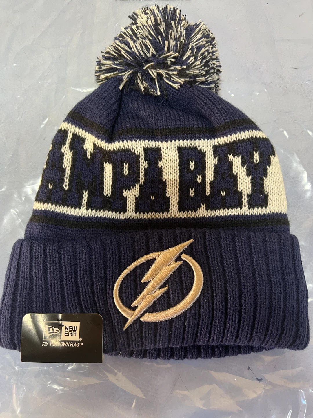 New Era Tampa Bay Lightning NHL Pom Beanie