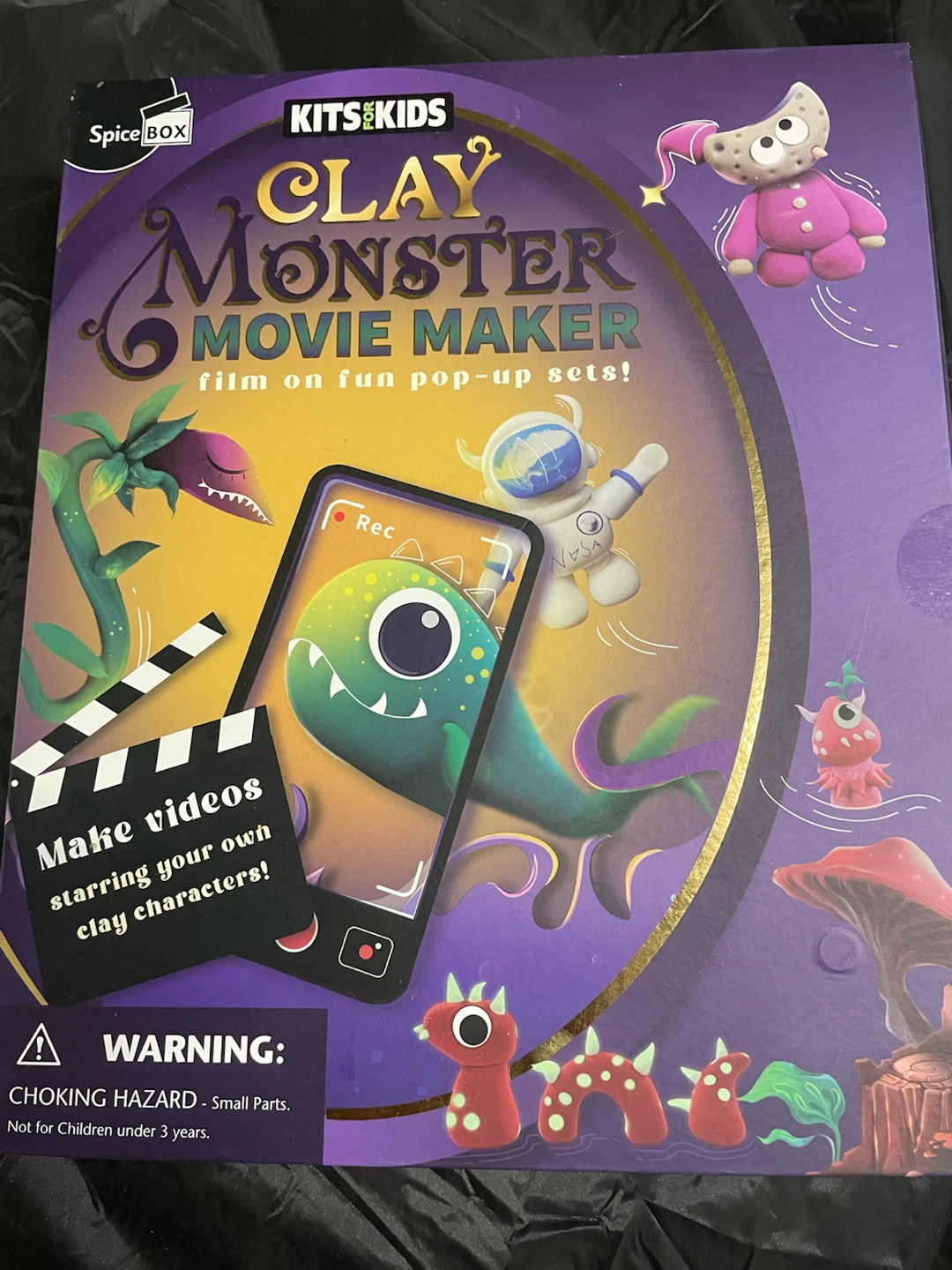 Spice Box Clay Monster Movie Maker Kit for Kids