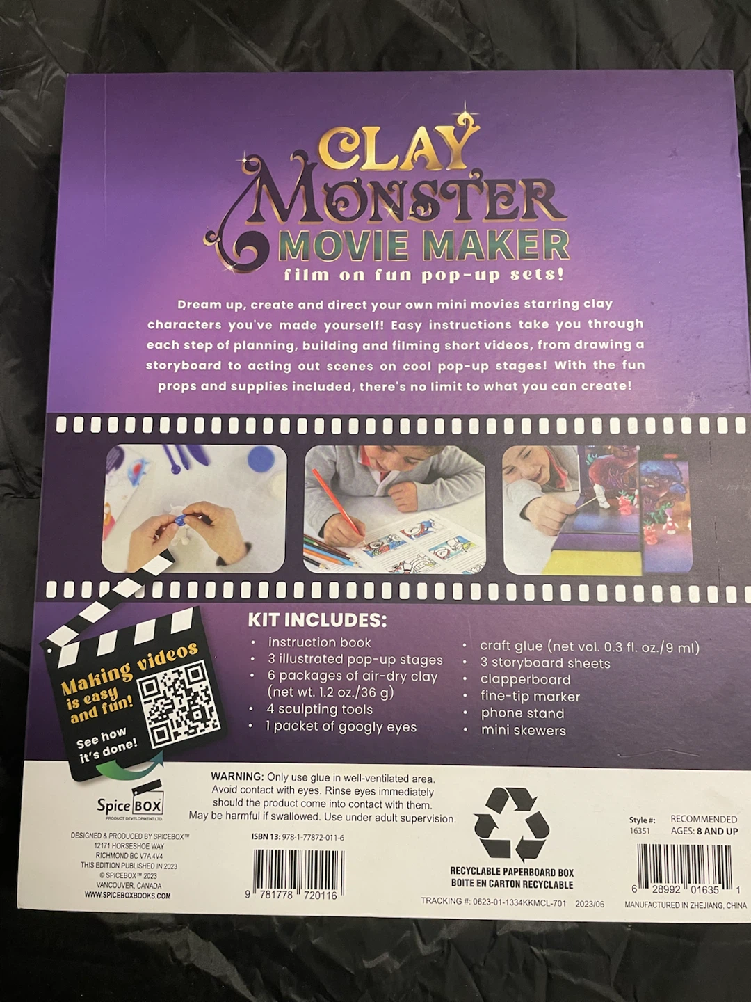 Spice Box Clay Monster Movie Maker Kit for Kids - photo 5