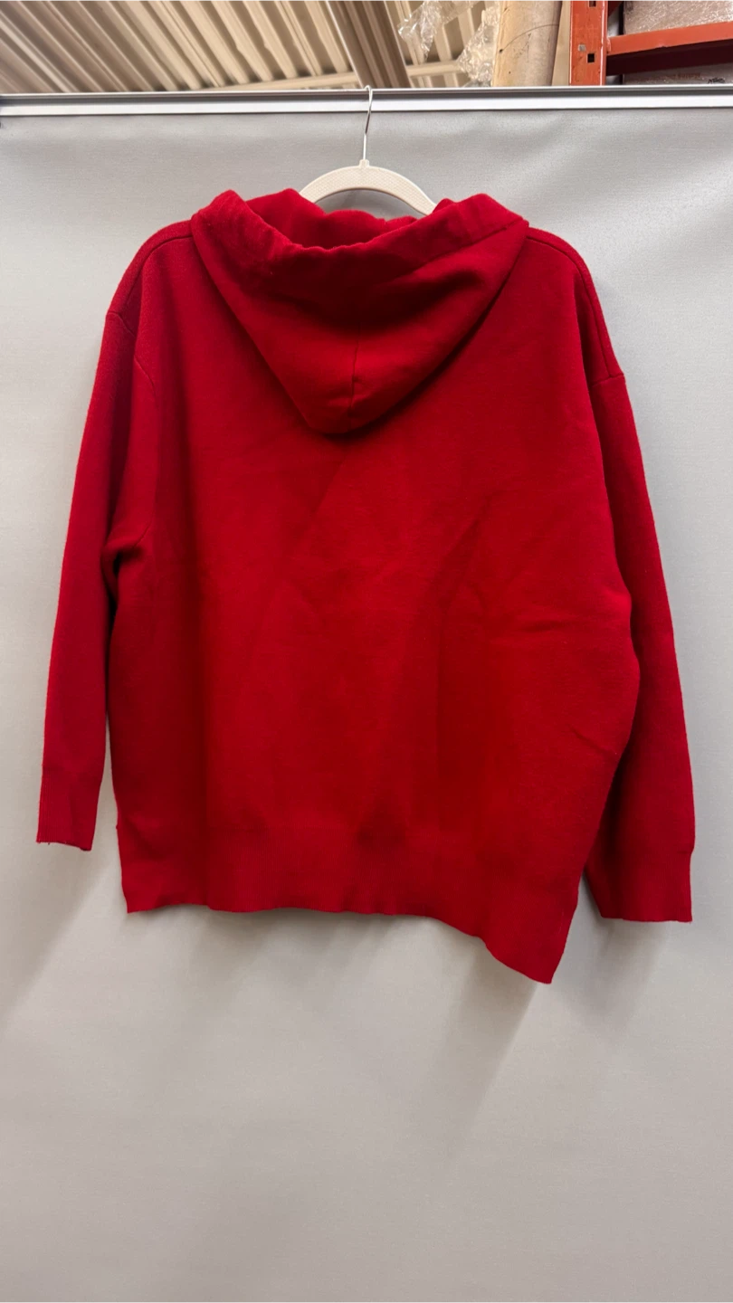 ZARA KNIT Red Hoodie - photo 2