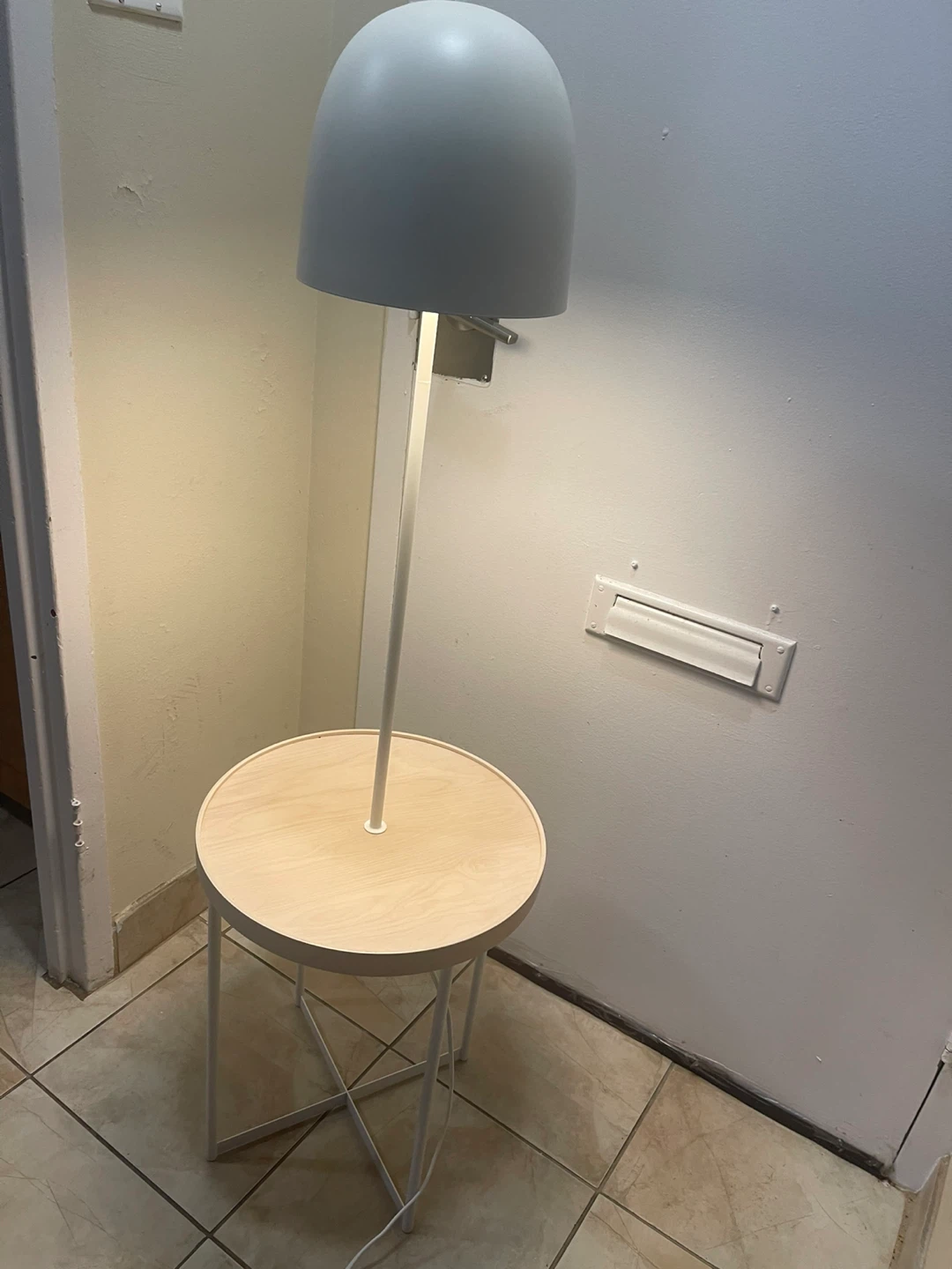 Floor Lamp with Side Table - photo 2