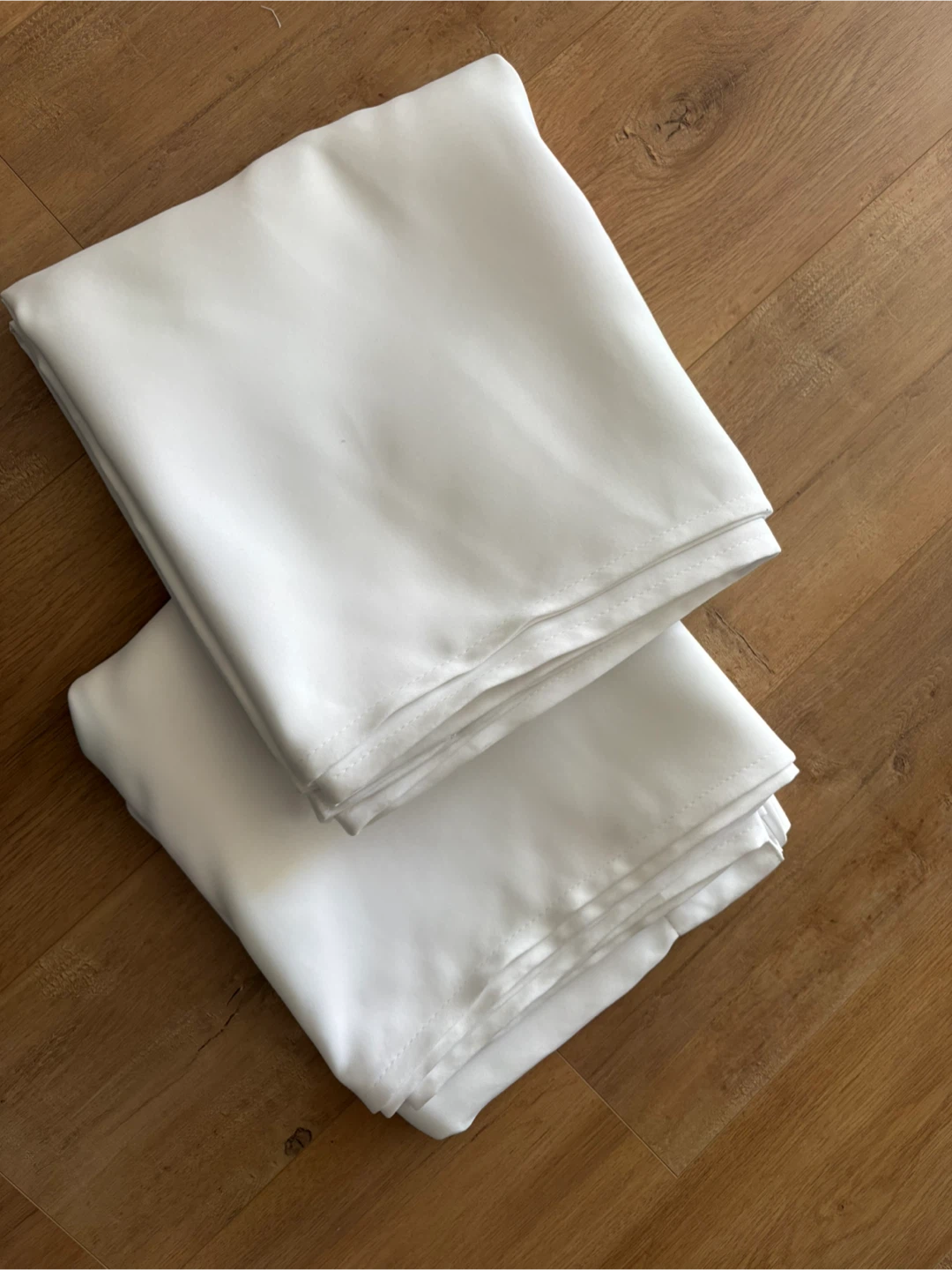 95 Inch Long Curtains, 2 Panels, Pure White - photo 3
