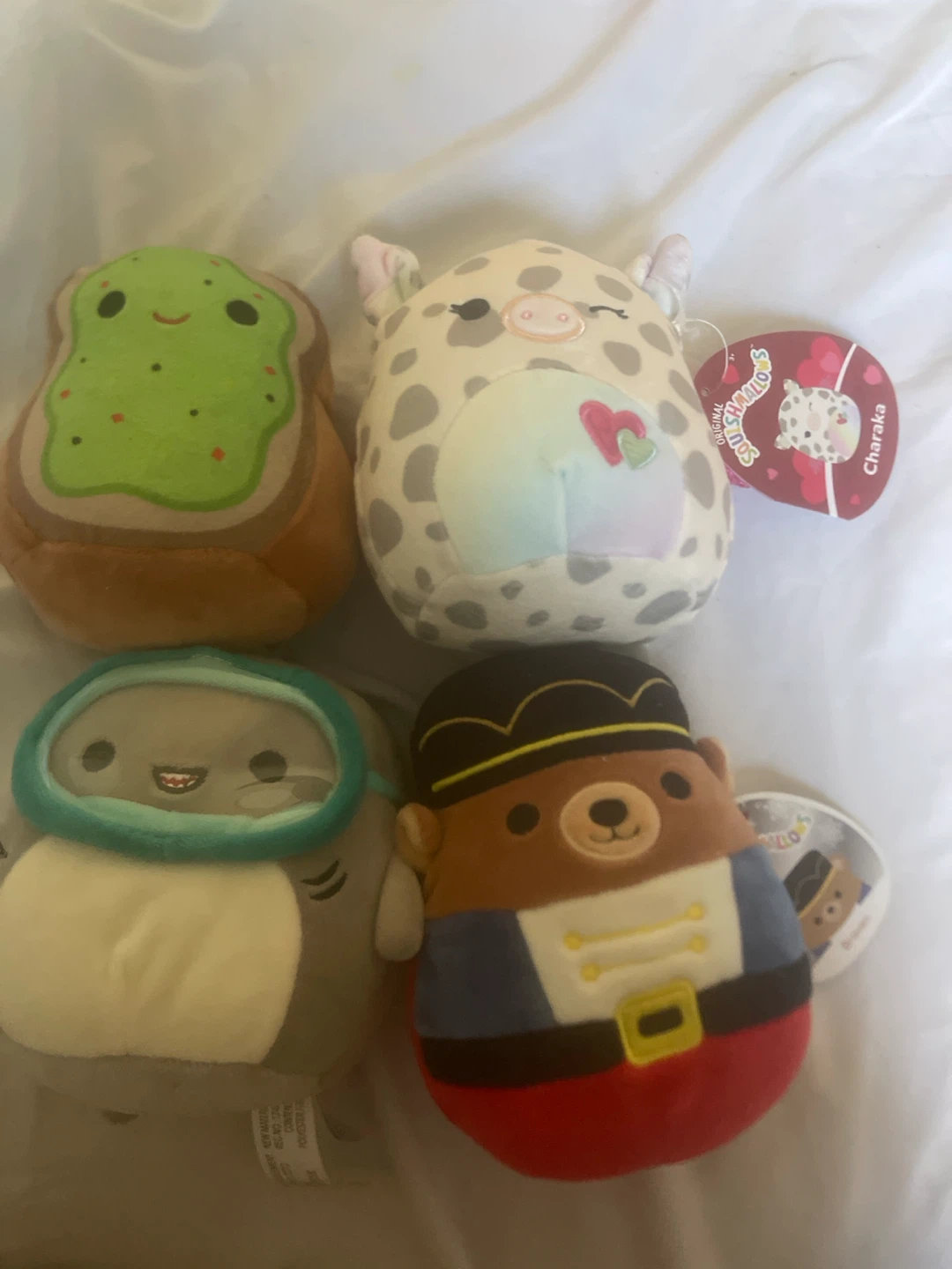 Squishmallows Plush Toys - Set of 4