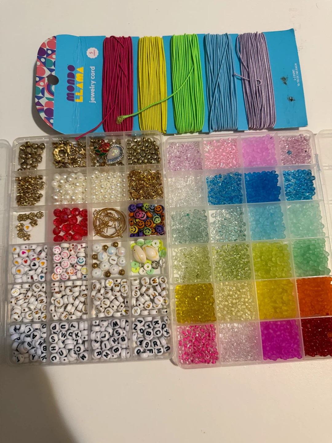 Jewelry making Cord and Bead Kit