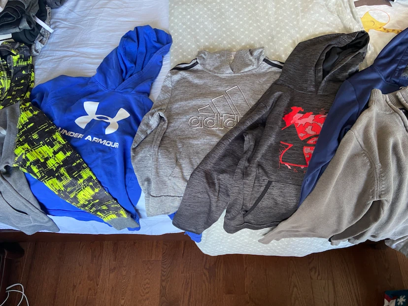 Bundle of Boys' T-shirts and Hoodies