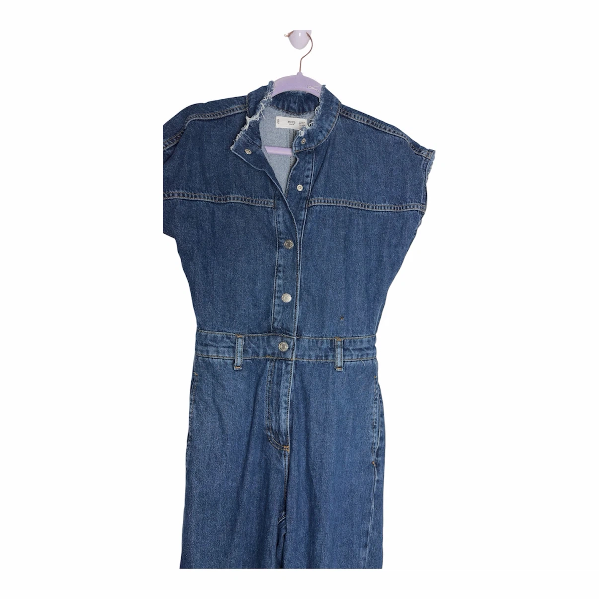 MNGO Classic Blue Denim Jumpsuit - photo 4