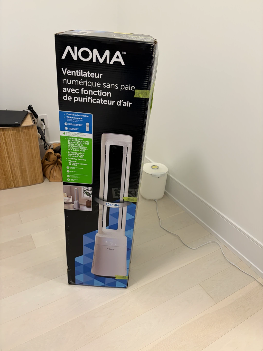 Noma Air Purifier and Oscillating Fan - photo 2