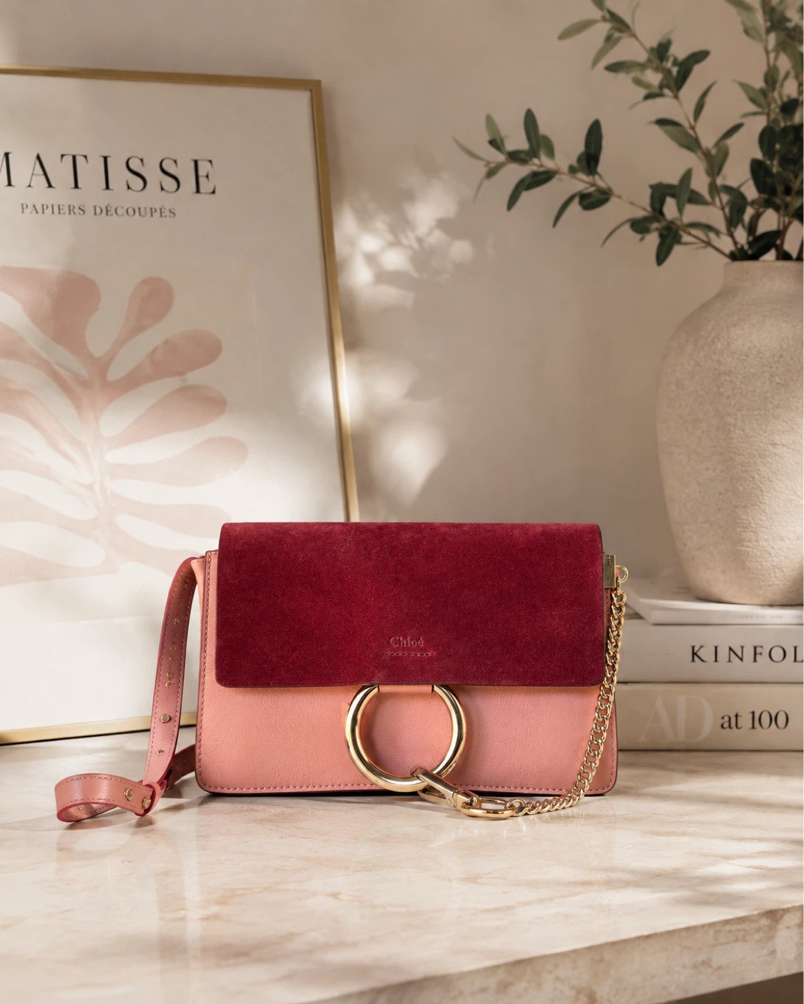 Chloé Small Faye Crossbody Bag – Pink & Plum - photo 3