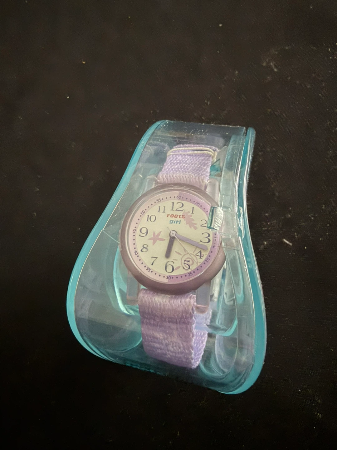 Roots Kids Girls Purple Snowflake Watch