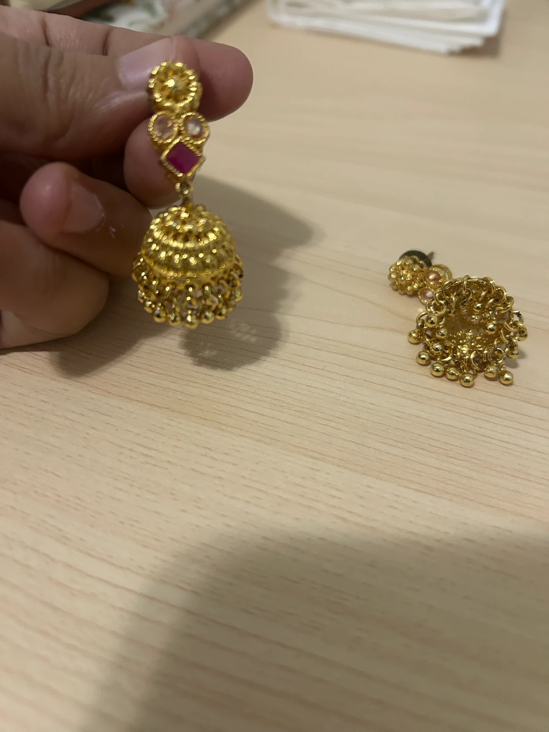 Embellished Potli Bag and Jewellery Set - photo 2