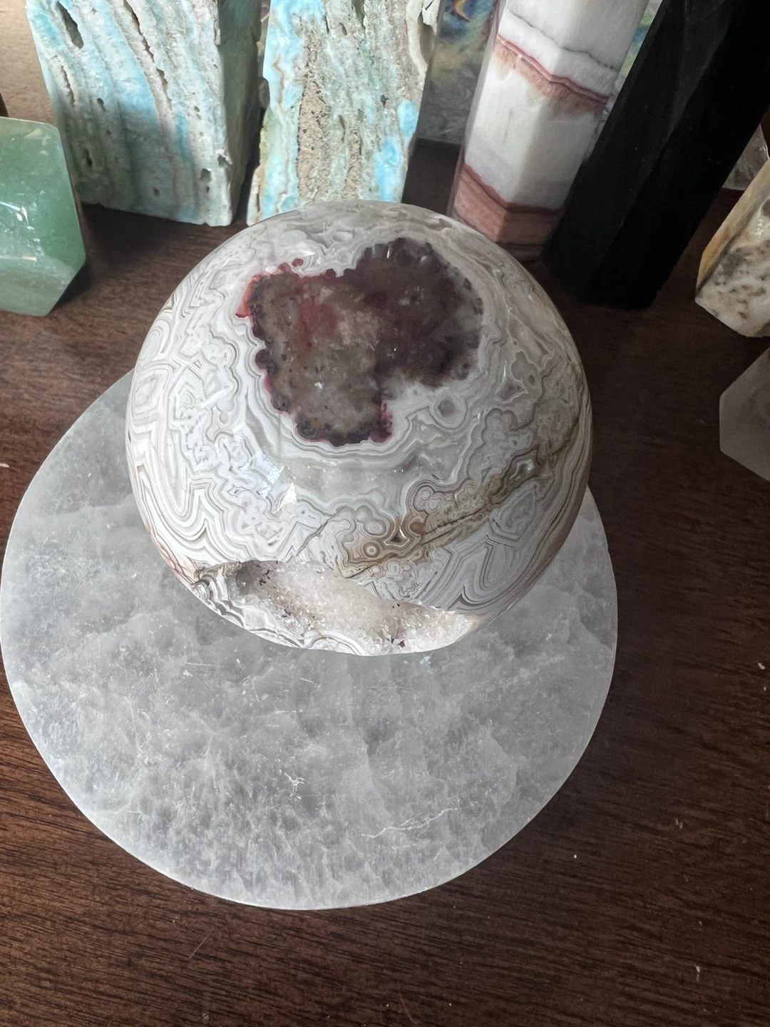 MEXICAN LACE AGATE SPHERE - photo 4