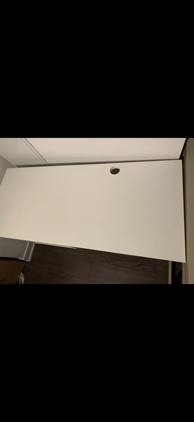 Large White Desk w/ Shelving - photo 3