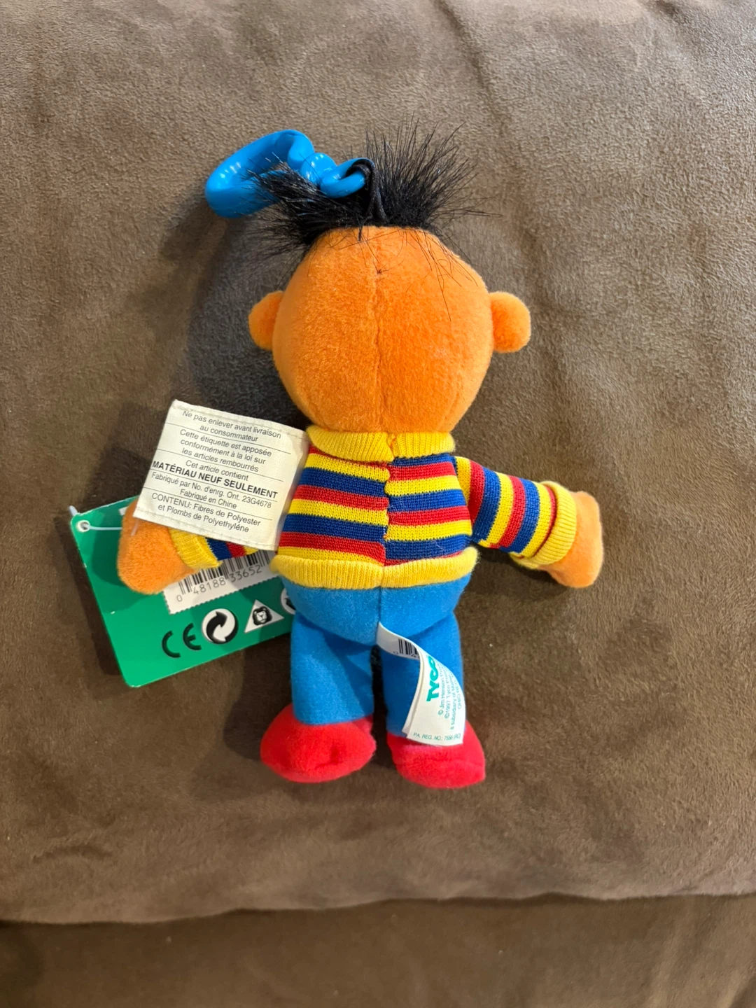 Tyco Sesame Street Ernie Clip-On Plush - photo 2