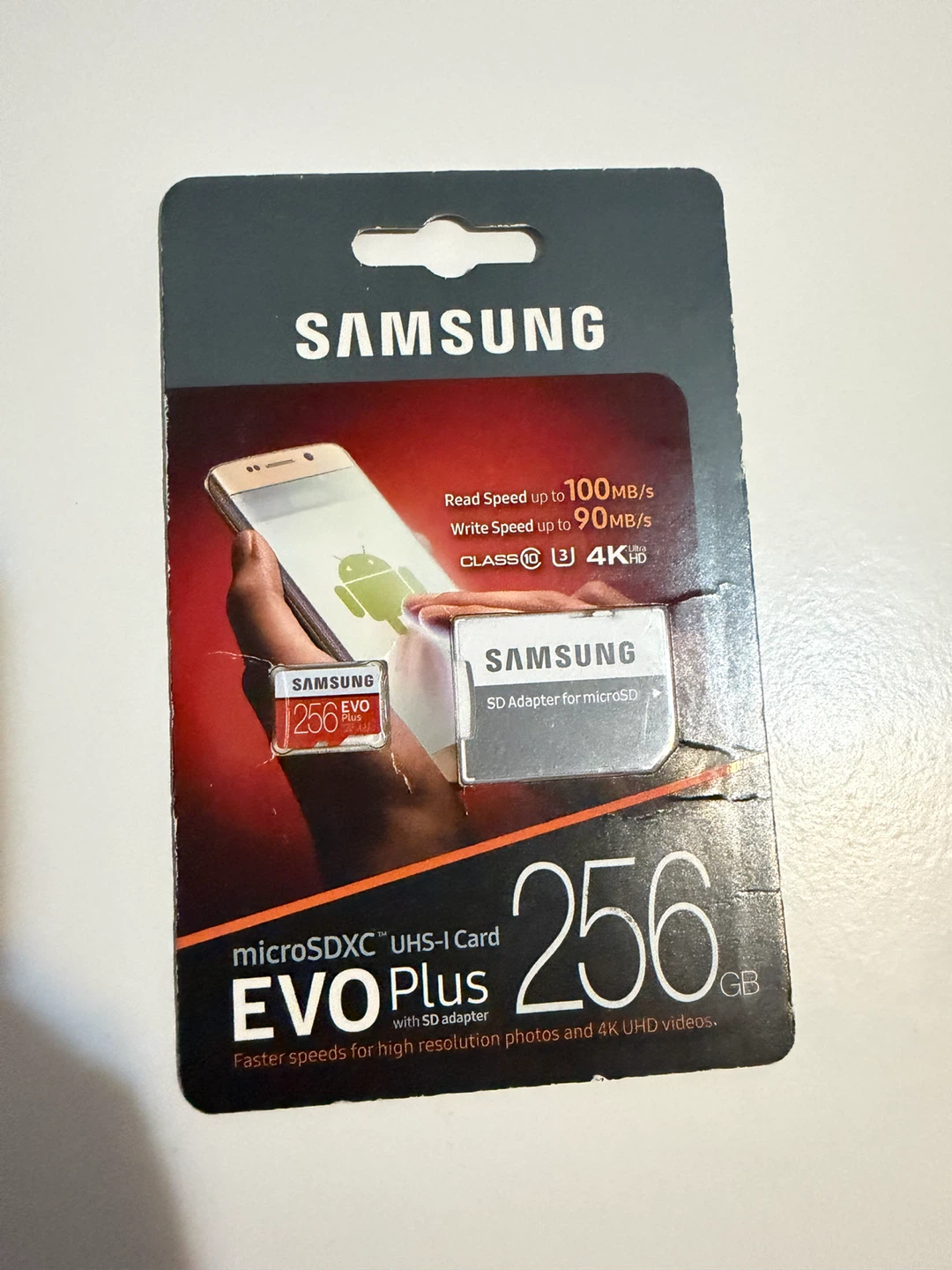 Samsung EVO Plus 256GB microSDXC UHS-I Card with SD Adapter