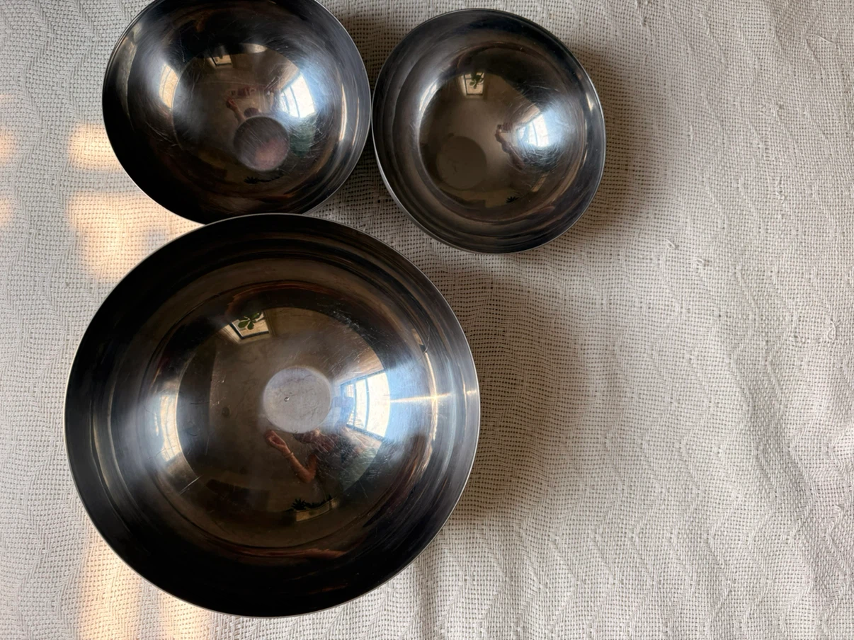 Stainless Steel Mixing Bowls (Set of 3) - photo 2