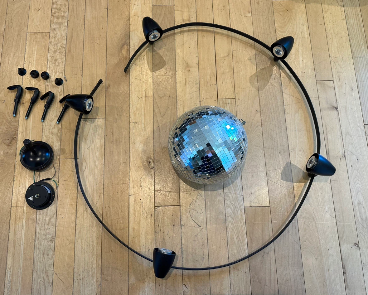 Disco Ball and Track Lighting Set - photo 2