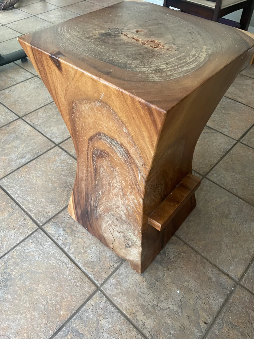 Solid Wood End Table / Stool - photo 2