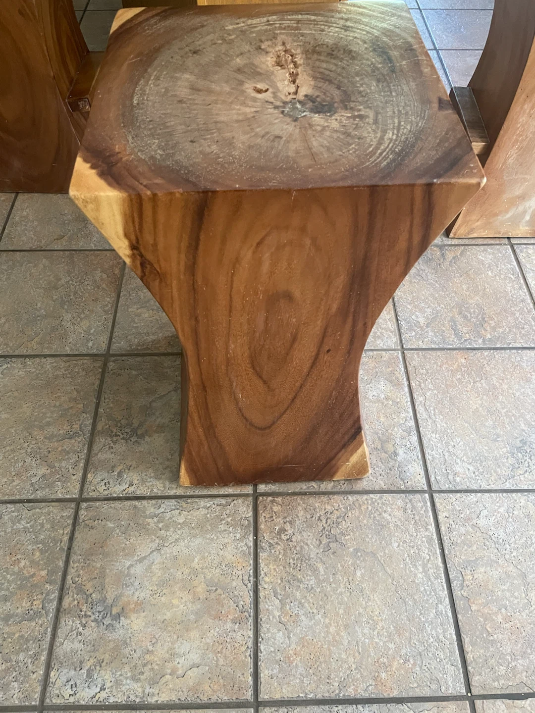 Solid Wood End Table / Stool - photo 4
