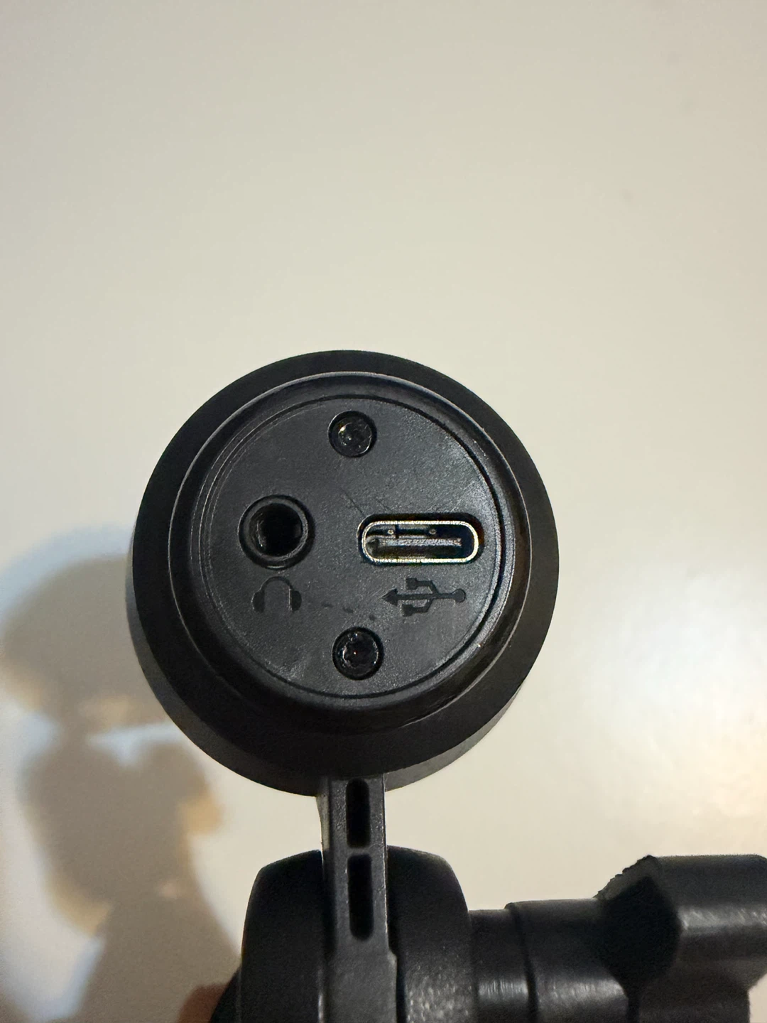 Black USB Condenser Microphone with Stand - photo 2