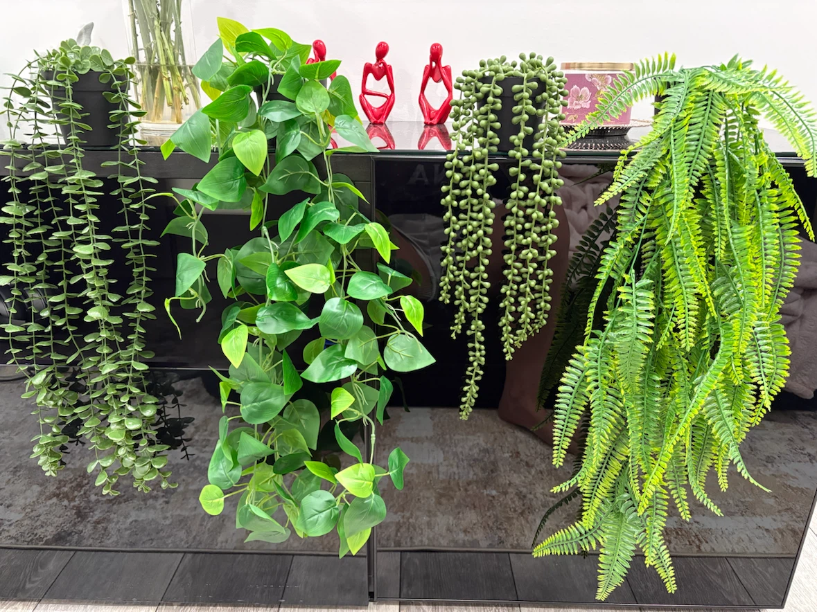 Assorted Artificial Hanging Plants