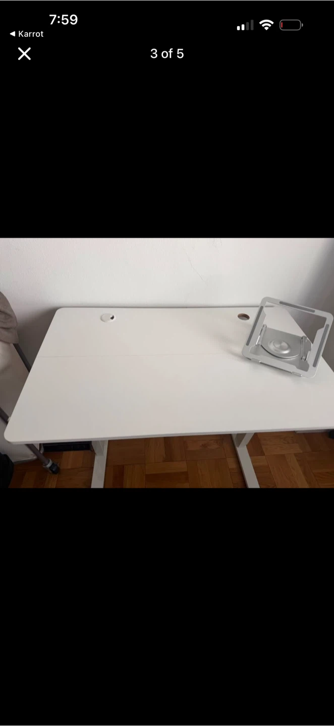White Standing Desk - photo 4