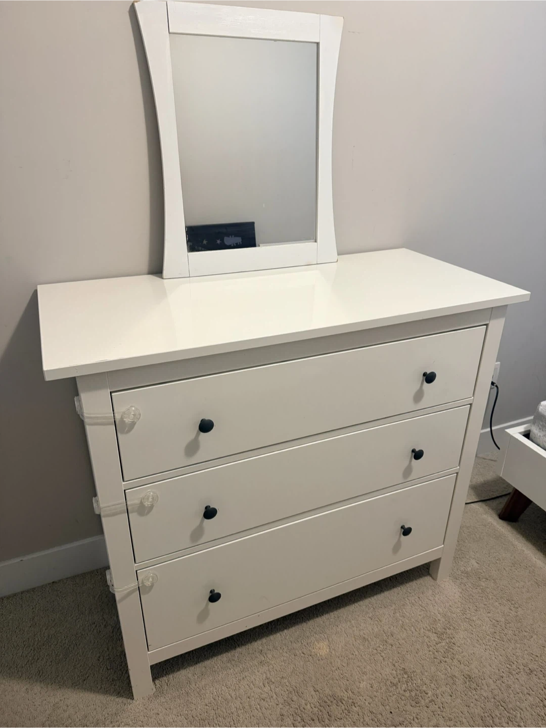 Drawers cabinet with mirror - photo 2