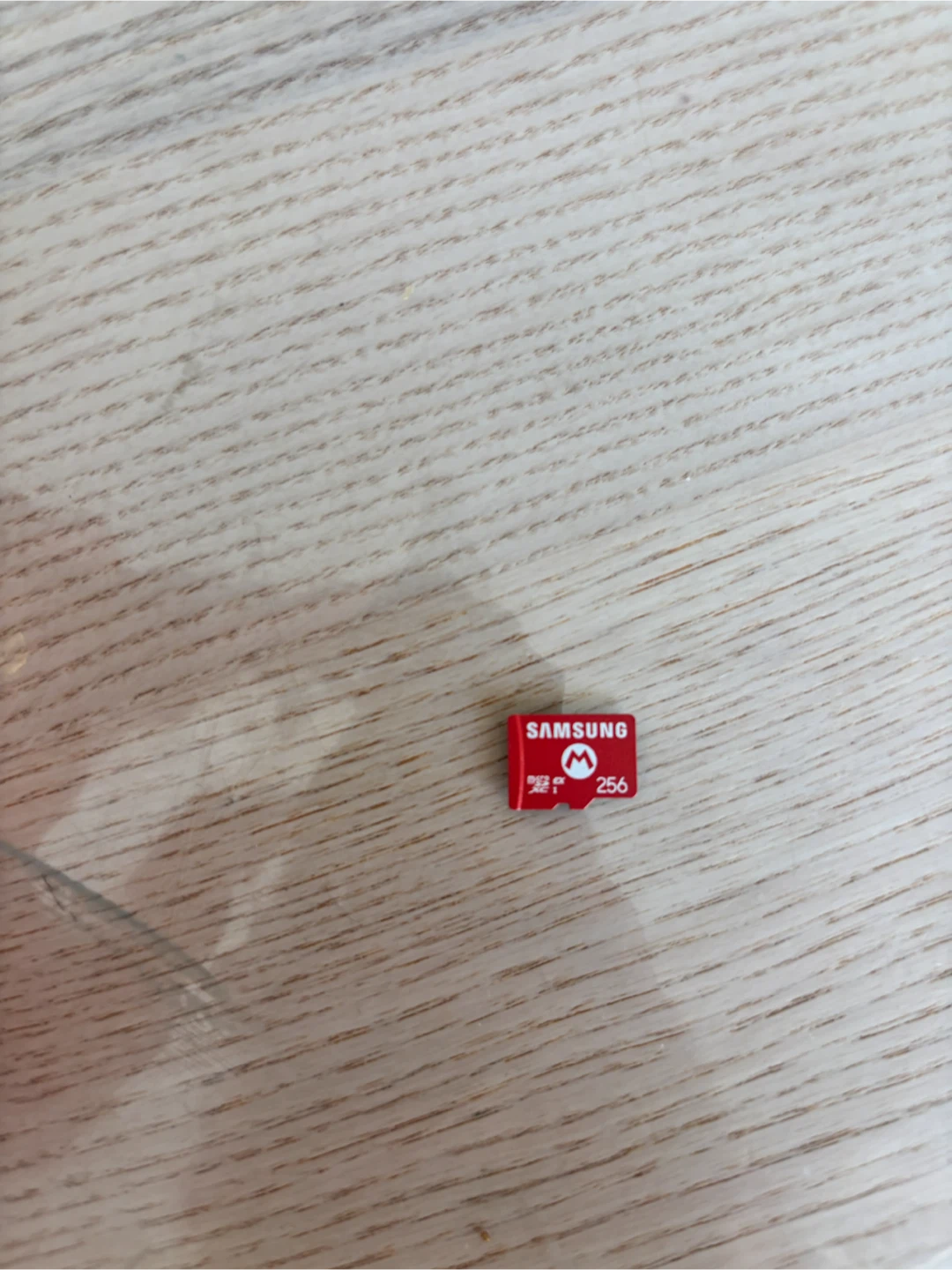 Samsung 256GB MicroSD Card with Mario Sticker