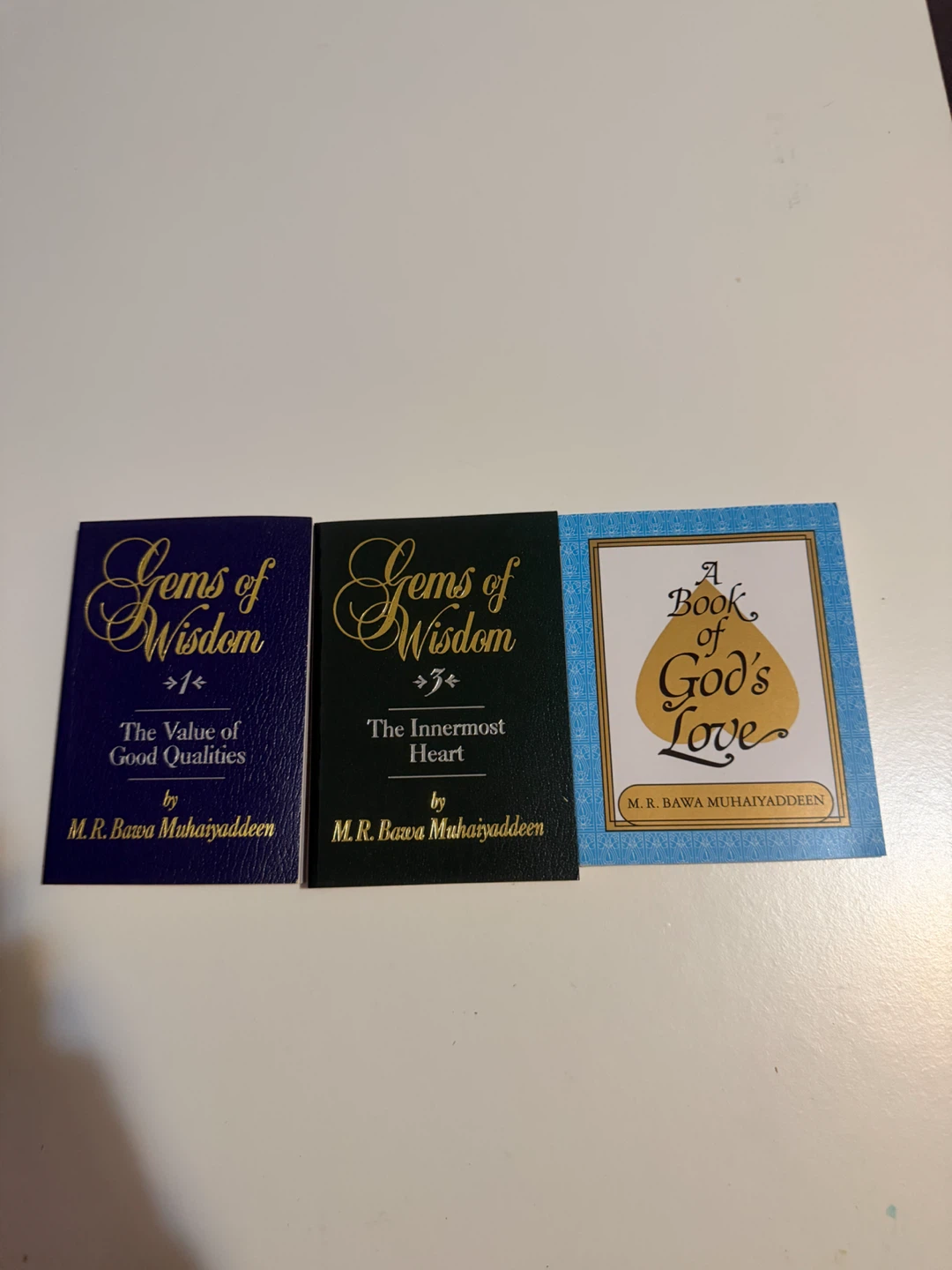 Set of 3 Mini Books: Gems of Wisdom & A Book of God's Love
