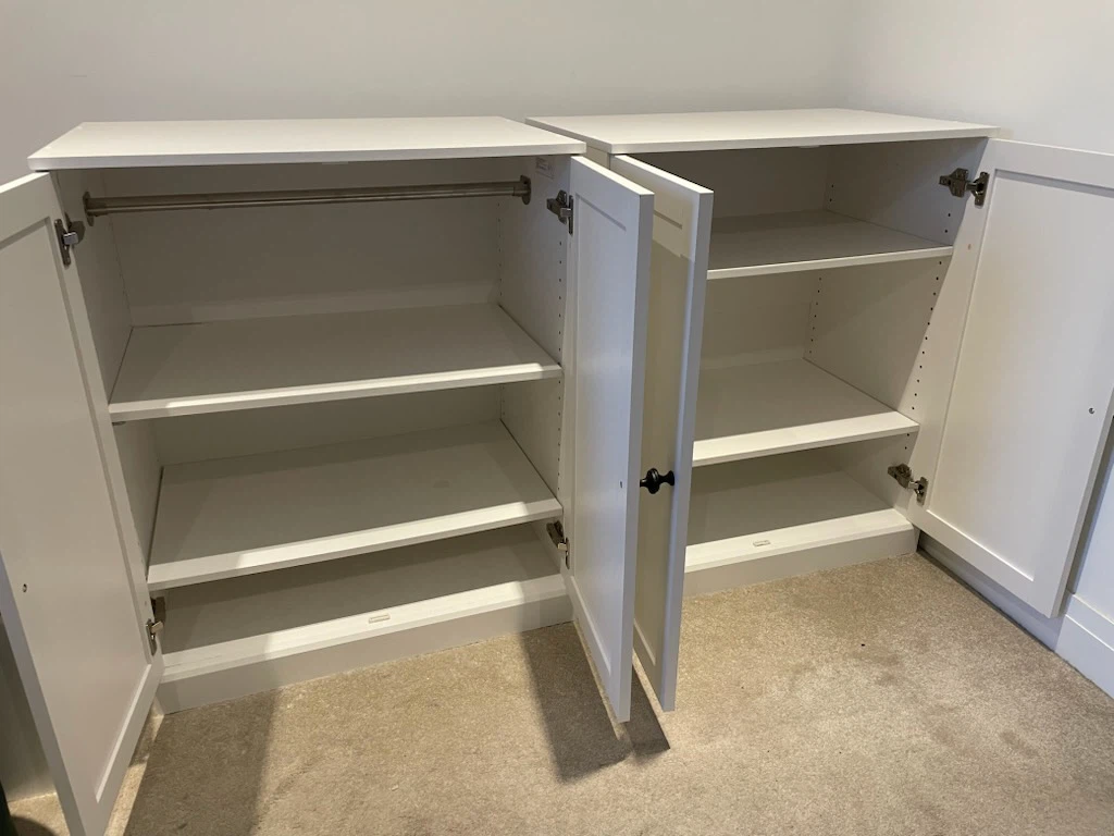 White storage cabinets - photo 3