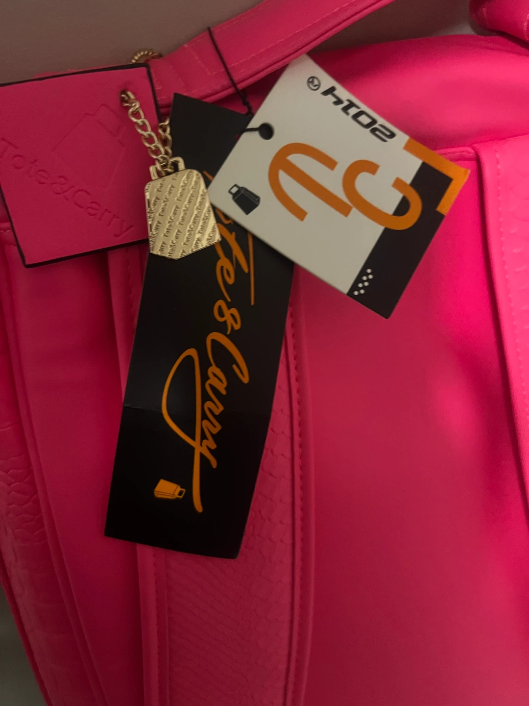 Tote & Carry Neon Pink Croc Backpack - photo 3
