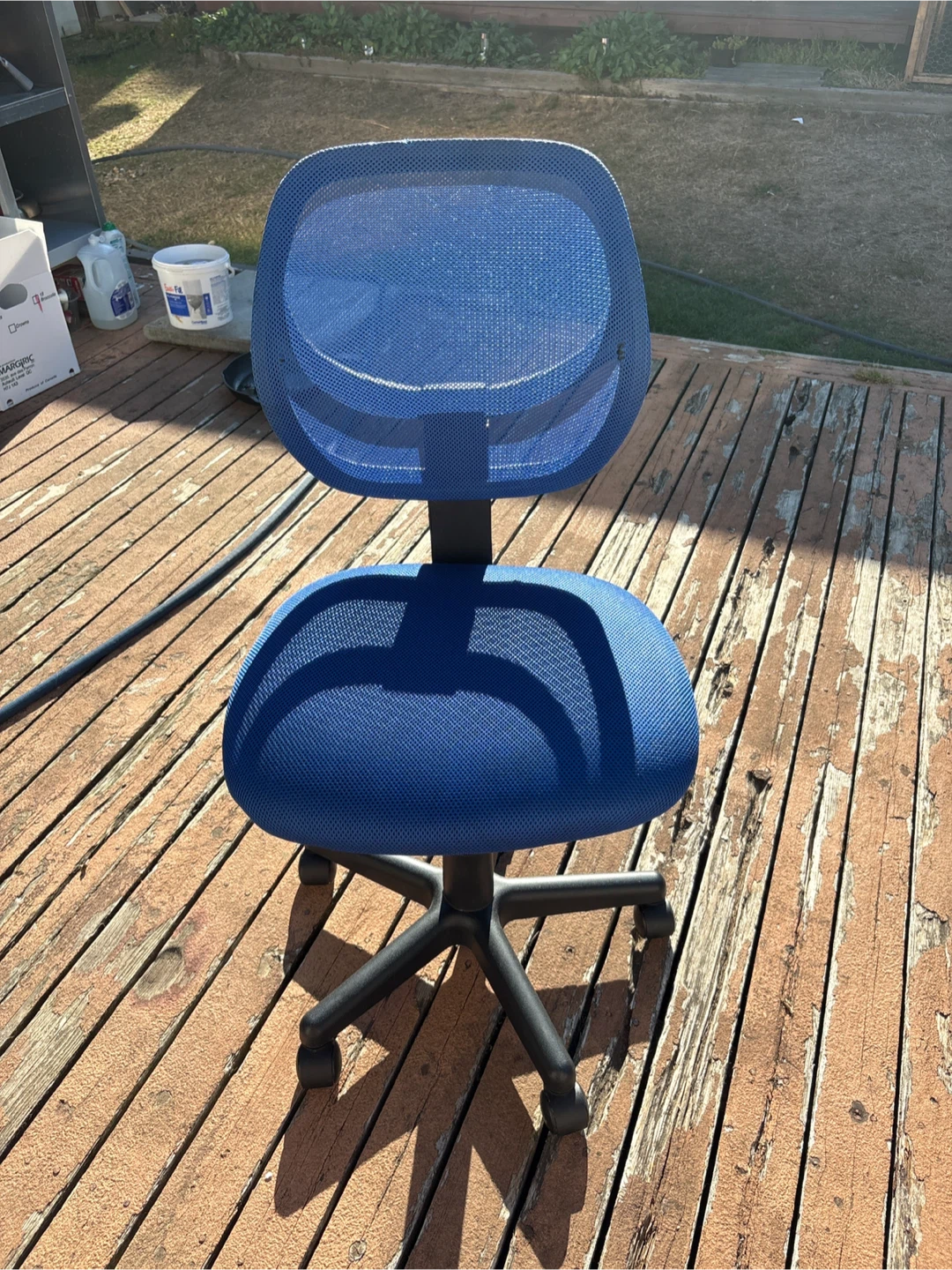 Blue Mesh Office Chair