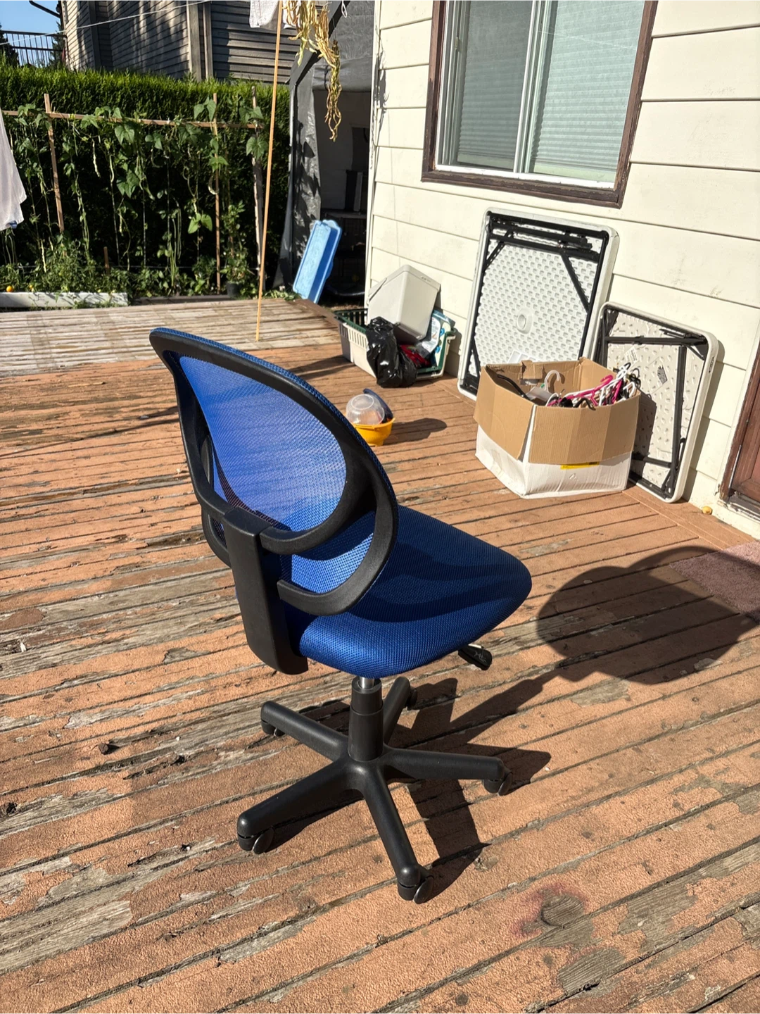 Blue Mesh Office Chair - photo 2