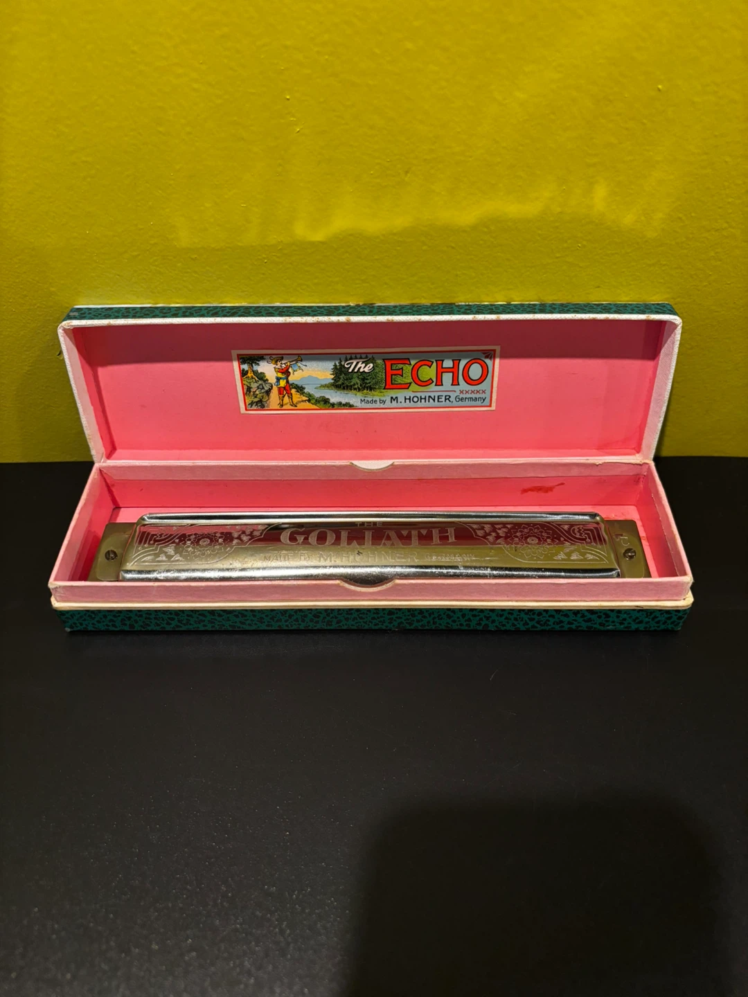 Hohner "The Echo" Goliath Harmonica with Case