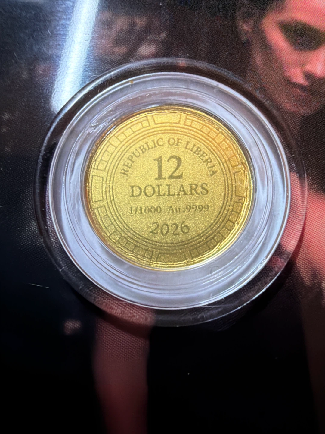 Republic of Liberia 12 Dollars Gold Coin - photo 2