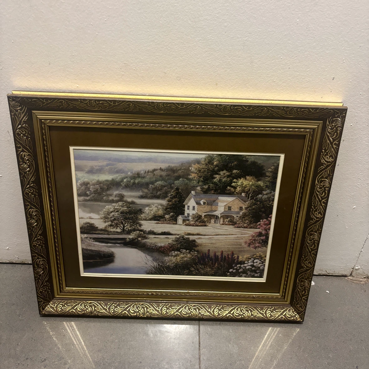 Framed Landscape Painting