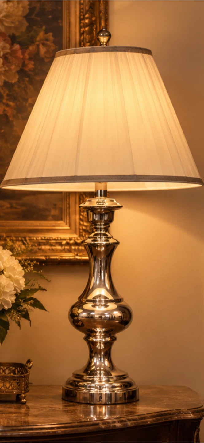 Silver Table Lamps (Pair)price for each - photo 2