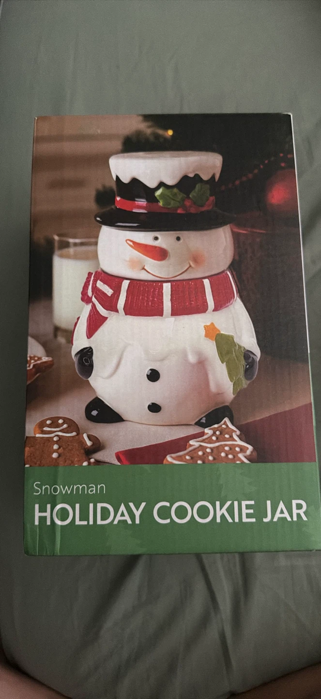 Snowman Holiday Cookie Jar