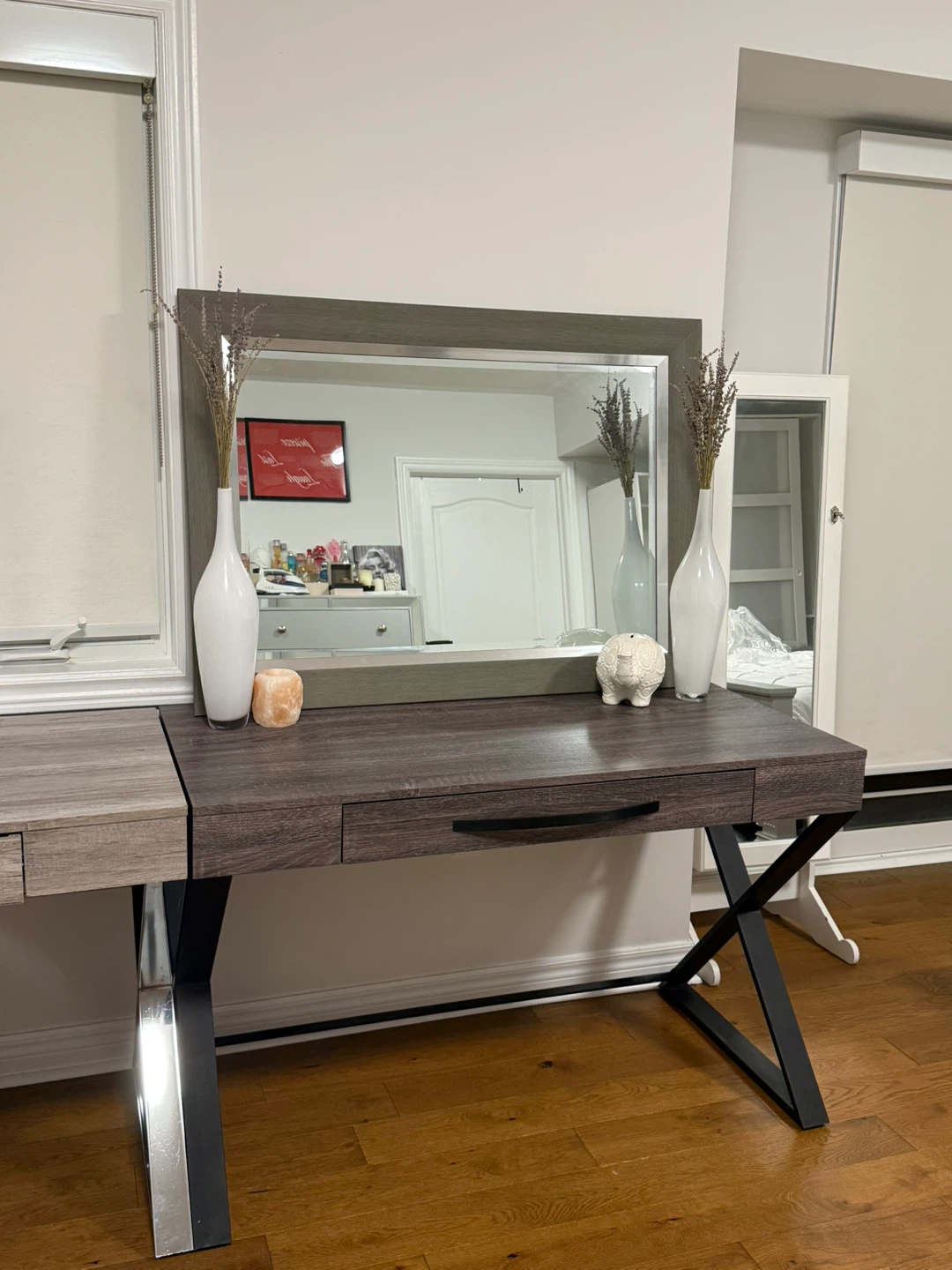 Grey Wood Desk each $60