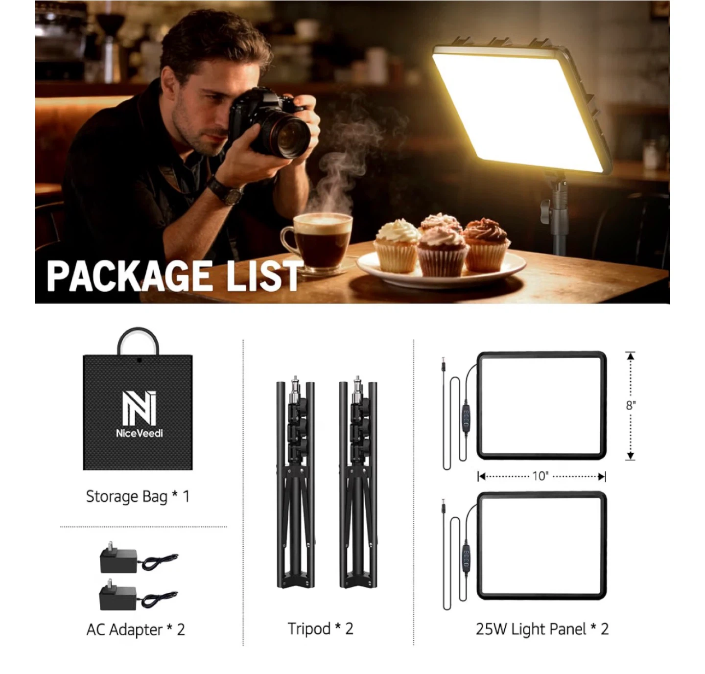 NiceVeed Video Light Kit - photo 3