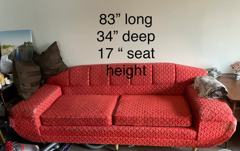Free vintage  sofa and chair