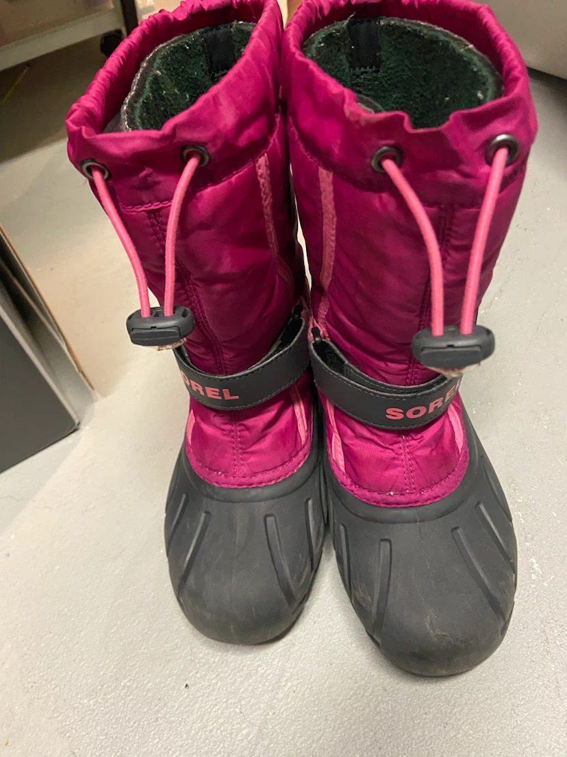 Sorel Pink Winter Boots size 3
